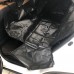 FixtureDisplays® Car Rear Heavy Duty Waterproof Slip-proof Foldable Pet Dog Car Hammock Back Seat Cover Mat - Black 12229-BLACK